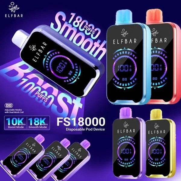 ELF BAR FS18000 ( 18000 PUFFS ) DISPOSABLE VAPE – 5%( 50MG )