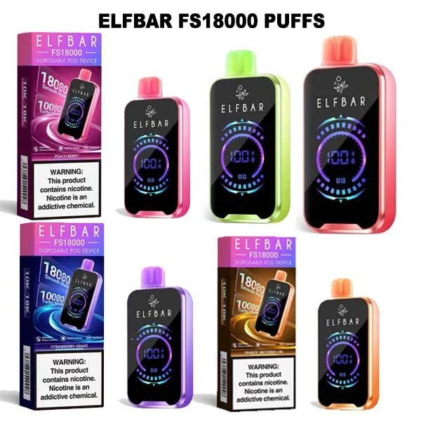 ELF BAR FS18000 ( 18000 PUFFS ) DISPOSABLE VAPE – 5%( 50MG )